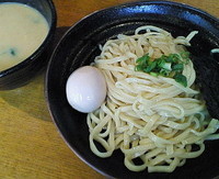 「濃厚雲丹まみれつけ麺（並盛・蛤しぐれ御飯無料）　１０００円」@麺屋 大漁まことの写真