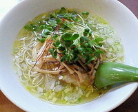 「塩ＳＯＢＡ　７５０円」@麺屋 Hulu-luの写真