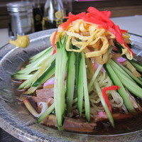 「冷やし中華醤油味（８００円）」@中華 志津の写真