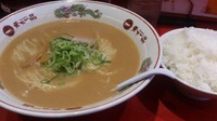 「白飯定食800円+麺大盛150円+（こってり）スープ多め」@天下一品 吉祥寺店の写真