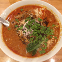 「担々麺(赤) 大盛 ホット」@瀬佐味亭の写真