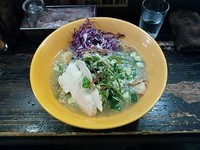 「夏野菜と大麦のニボアオサ涼麺」@すごい煮干ラーメン凪 西新宿7丁目店の写真