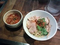 「特製辛海老つけ麺」@新宿 モモンガの写真