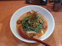 「夏野菜のガスパッチョ風冷やし麺」@麺屋 翔 西新宿本店の写真