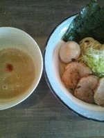 「とり塩つけ麺（全部のせ）」@つけ麺まぜそば専門店 えじまんの写真