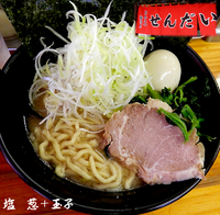 「塩　葱　玉子（880円）」@らーめん家 せんだい 鶴ヶ峰本店の写真