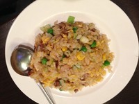 「半炒飯＋ラーメン」@中華料理 安宴の写真