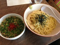 「【限定】白湯トロ冷つけ麺 （正油） 700円  洗い飯」@我流麺舞 飛燕の写真