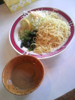 「冷しつけ麺550円」@あづま軒の写真