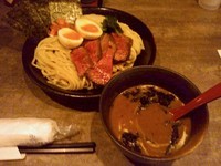 「古都つけ麺中盛1000円300ｇ」@古都はピアノマンの写真