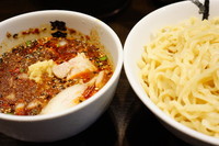 「冷やしカラシビつけ麺（シビ増し、辛さ普通）」@カラシビ味噌らー麺・つけ麺 神田本店の写真