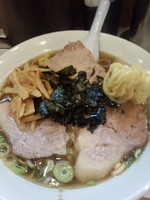 「ハーフチャーシューらぁめん（大）950円＋α」@らぁめん ほりうち 新橋店の写真