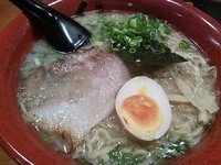 「豚骨醤油麺」@麺家 くさび 郡山本店の写真