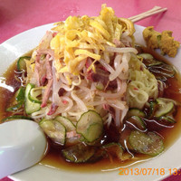 「冷やし中華」@中華料理 萬福の写真