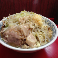 「豚入り大ラーメン ＋野菜ニンニクアブラ」@ラーメン二郎 目黒店の写真