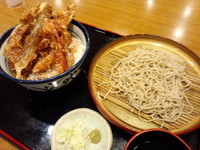 「小そばセット200円」@天丼てんや 日暮里店の写真