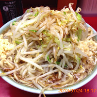 「小ラーメン豚入り」@ラーメン二郎 中山駅前店の写真