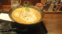 「百年味玉味噌ラーメン」@百年味噌ラーメン マルキン本舗 みかも店の写真
