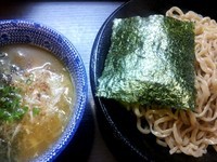 「濃厚魚介つけ麺+大盛」@横浜らーめん椿家 那珂店の写真