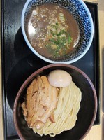 「味玉鶏煮干つけ麺（８５０円）」@煮干中華ソバ 宮庵の写真