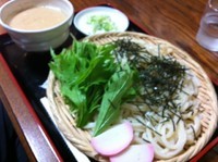 「胡麻汁うどん大盛り【800円】」@うどん乃かわむらの写真