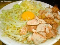 「油そば(800円)」@ラーメン髭の写真