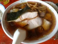 「チャーシューメン+半ライス」@幸楽の写真