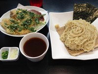 「【限定】牛骨スープの天ざる中華 1000」@牛骨らぁ麺 マタドール 本店の写真