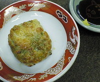 「えびにらギョーザ　１２０円」@おもだかや 新津店の写真