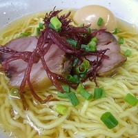 「マグロ節塩ラーメン　750円」@麺屋 玲の写真