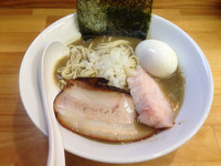 「特濃煮干そば（白）760円 + 味玉100円」@煮干中華ソバ イチカワの写真