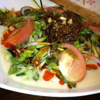 「（夏季限定）冷やし担々麺¥800」@鶏そばや 竜神洞の写真