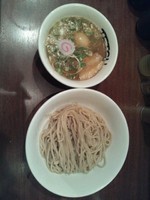 「夜のつけめん(並)+とろ~り味玉」@はじめの写真