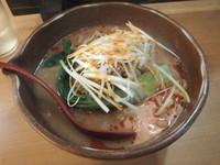 「信州味噌タンタン麺750円(3周年記念で450円)」@麺場 龍吟の写真