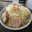 ラーメン小 麺半分 味薄 野菜増し 脂・ニンニクちょいちょい