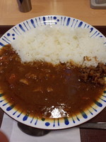 「チキンカレー380円」@すき家 品川東店の写真