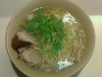 「塩らーめん（ネギ）700円」@麺処 えんの写真