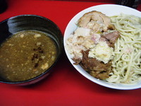 「小つけ麺750円」@ラーメン二郎 西台駅前店の写真