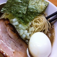 「特濃煮干ソバ（Ｓ）＋出汁玉子」@煮干中華ソバ イチカワの写真