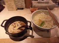 「もつつけ麺」@鷄魚介 ほそ道の写真