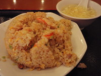 「カニチャーハン　【850円】」@中華料理 龍門の写真