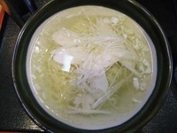 「とりそば（600円）」@らーめん 楽やの写真