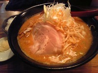 「辛味噌 (野菜大盛り、にんにく増し、ランチご飯)」@麺処 花田 神田店の写真