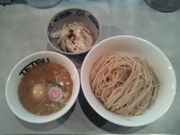 「味玉つけめん(大盛)＋水ぎょうざ」@つけめん102 大宮店の写真