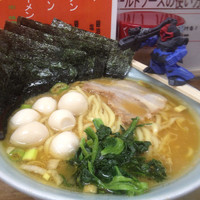 「醤油ラーメン(チョイ薄チョイ固)＋海苔&うずら」@ラーメン壱六家 磯子本店の写真