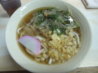 「油かすうどん300円」@松屋の写真