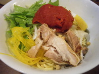 「【８月の限定】柚子しお　冷やし麺・並160ｇ800円」@伝家の写真