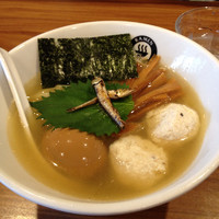 「【限定】冷やしニボシオらーめん 750円」@RAMEN GOTTSUの写真