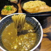 「鶏白湯煮干しつけめん 800円」@煮干中華ソバ 宮庵の写真