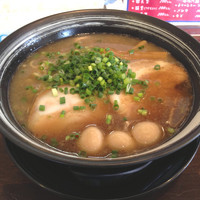 「Wスープラーメン」@浪速とんこつ 虎豚の写真